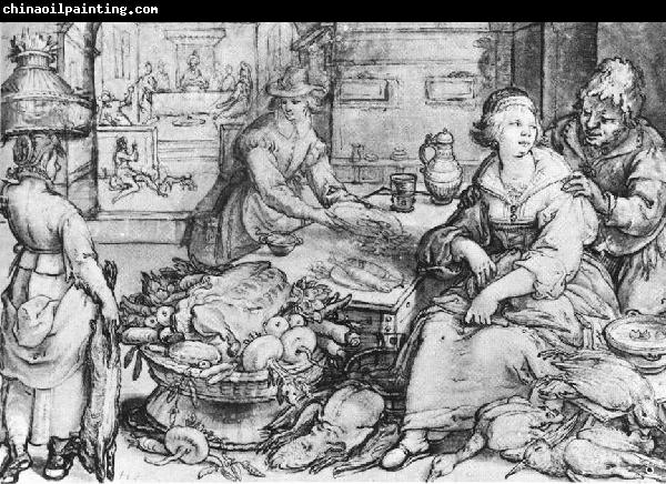 GOLTZIUS, Hendrick The Rich Kitchen dfg