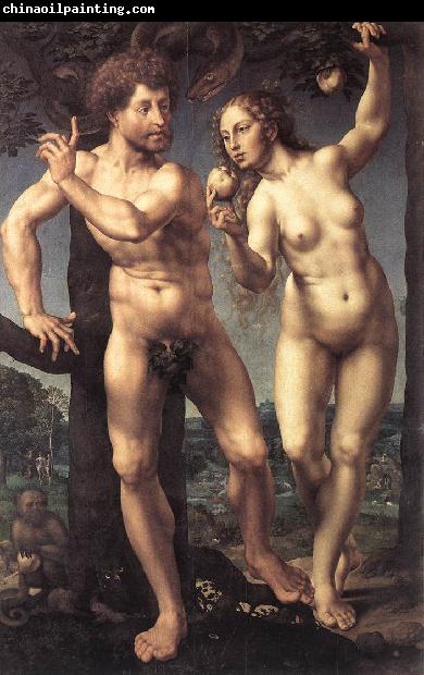 GOSSAERT, Jan (Mabuse) Adam and Eve safg