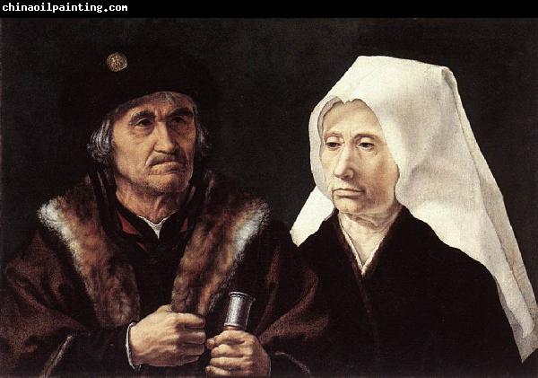 GOSSAERT, Jan (Mabuse) An Elderly Couple cdfg