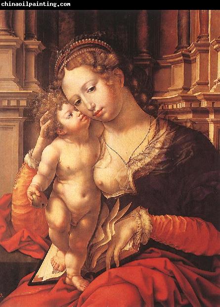 GOSSAERT, Jan (Mabuse) Virgin and Child sdg