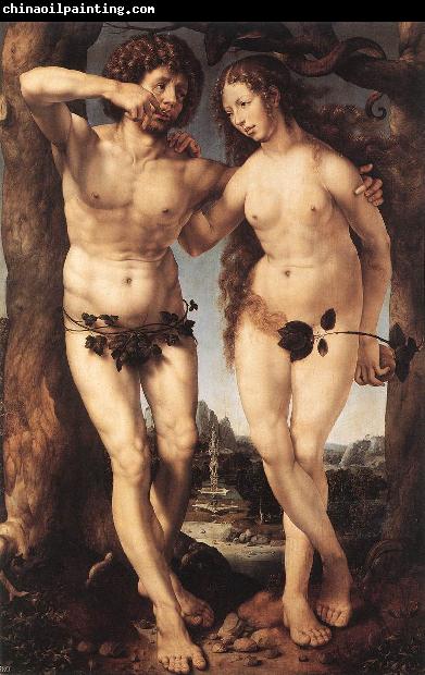 GOSSAERT, Jan (Mabuse) Adam and Eve sdgh