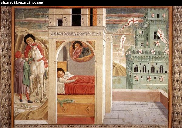 GOZZOLI, Benozzo Scenes from the Life of St Francis (Scene 2, north wall) cd