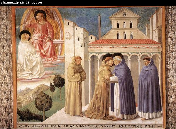 GOZZOLI, Benozzo Scenes from the Life of St Francis (Scene 4, south wall) sdg