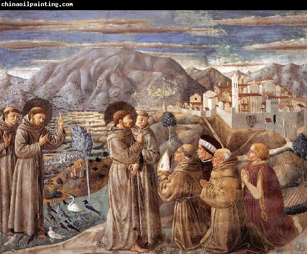 GOZZOLI, Benozzo Scenes from the Life of St Francis (Scene 7, south wall) dfg