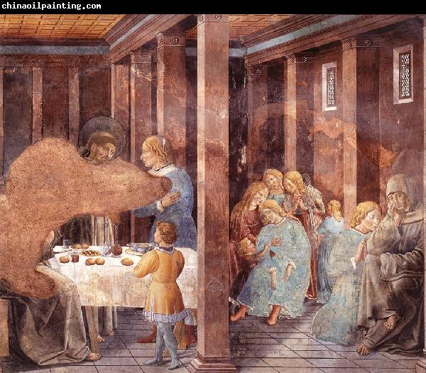 GOZZOLI, Benozzo Scenes from the Life of St Francis (Scene 8, south wall) dh