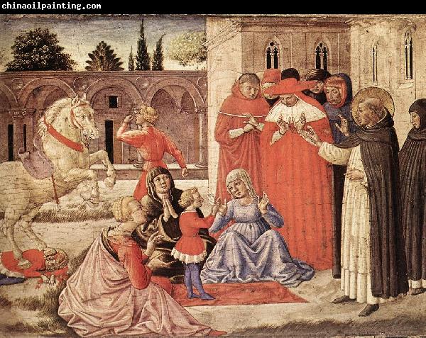 GOZZOLI, Benozzo St Dominic Reuscitates Napoleone Orsini g