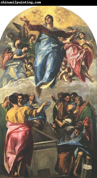 GRECO, El Assumption of the Virgin dfg