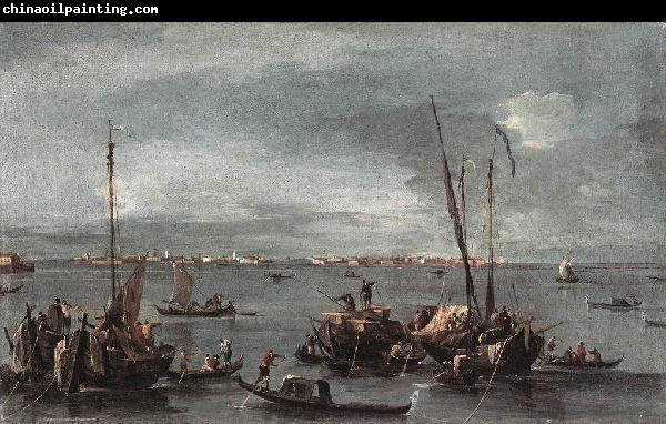 GUARDI, Francesco The Lagoon Looking toward Murano from the Fondamenta Nuove sdg