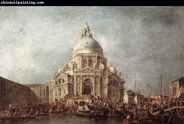 GUARDI, Francesco The Doge at the Basilica of La Salute  gd