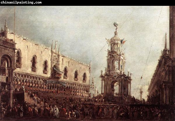 GUARDI, Francesco Carnival Thursday on the Piazzetta dgs