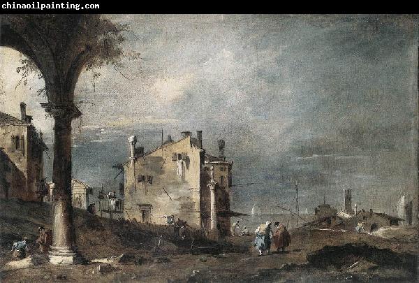 GUARDI, Francesco Capriccio with Venetian Motifs sg