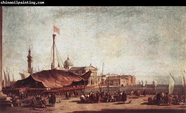 GUARDI, Francesco The Piazzetta, Looking toward San Giorgio Maggiore dh