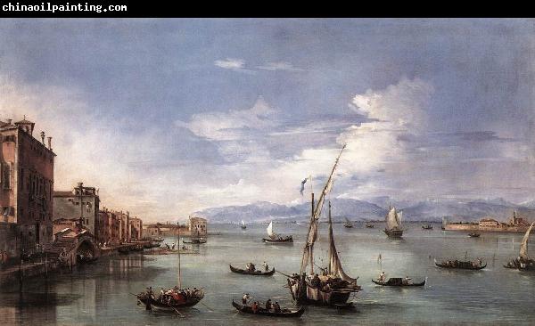 GUARDI, Francesco The Lagoon from the Fondamenta Nuove serg