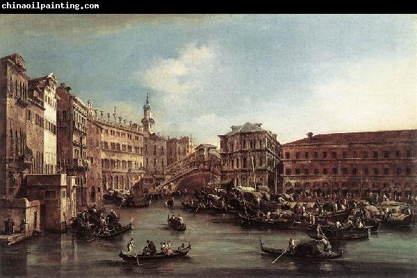 GUARDI, Francesco The Rialto Bridge with the Palazzo dei Camerlenghi dg