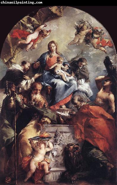 GUARDI, Gianantonio Madonna and Child with Saints kh