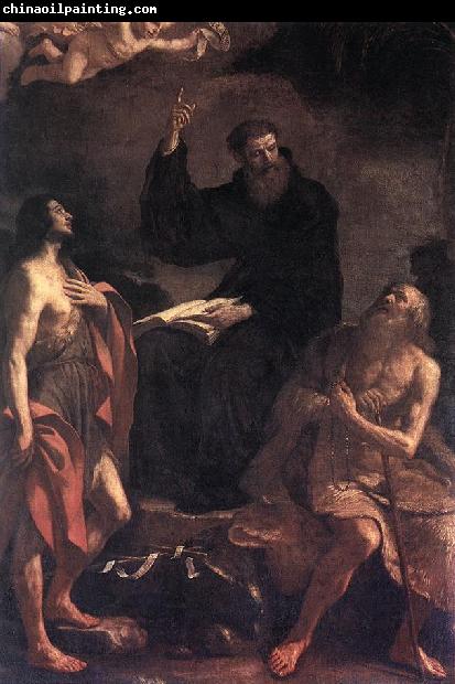 GUERCINO St Augustine, St John the Baptist and St Paul the Hermit hf