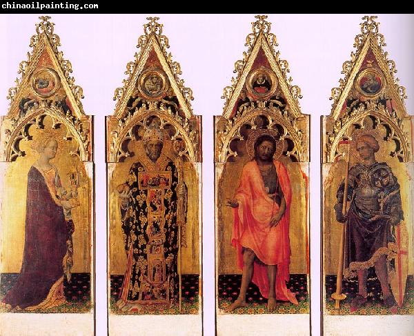 Gentile da  Fabriano Four Saints of the Quaratesi Polyptych