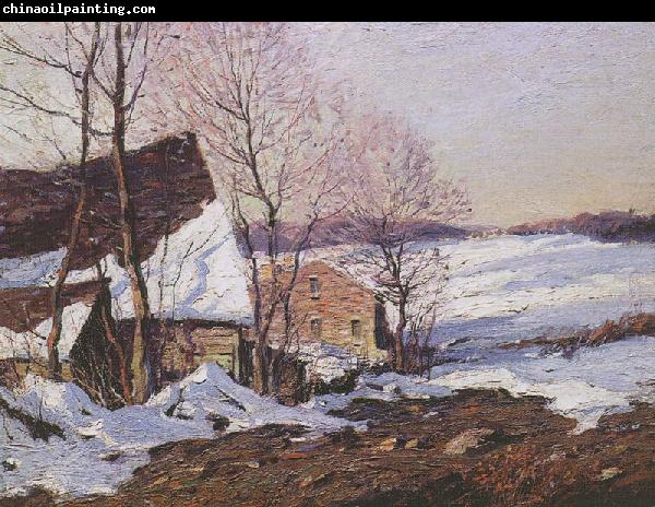 George M Bruestle Barns in Winter