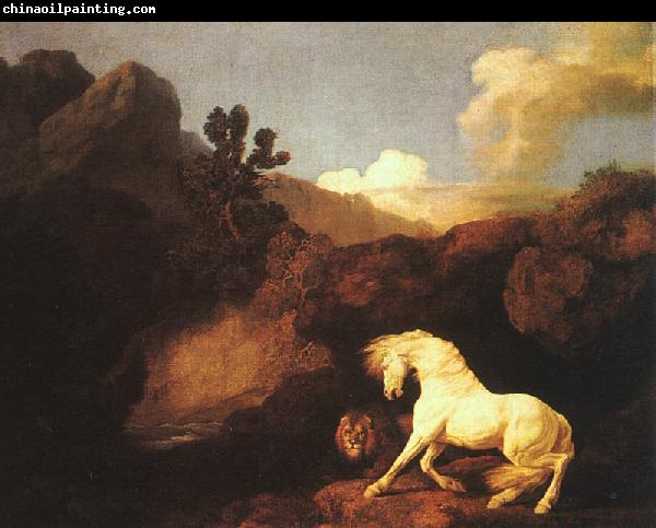 George Stubbs A Horse Frightened by a Lion