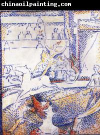 Georges Seurat Study for The Circus