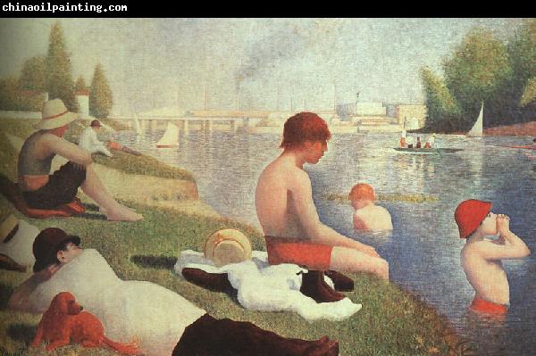 Georges Seurat Bathing at Asniers