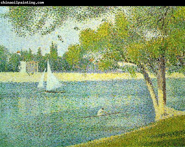 Georges Seurat The Siene at La Grande Jatte