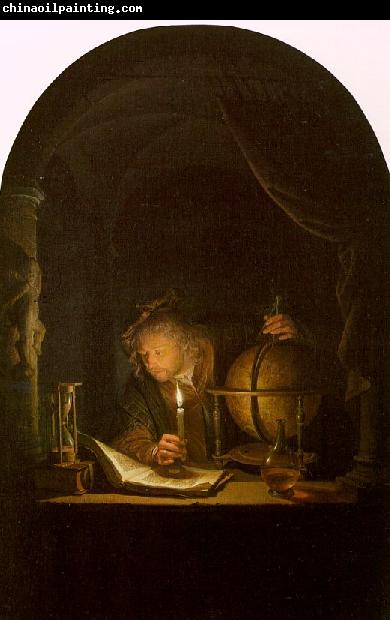 Gerrit Dou Astronomer by Candlelight