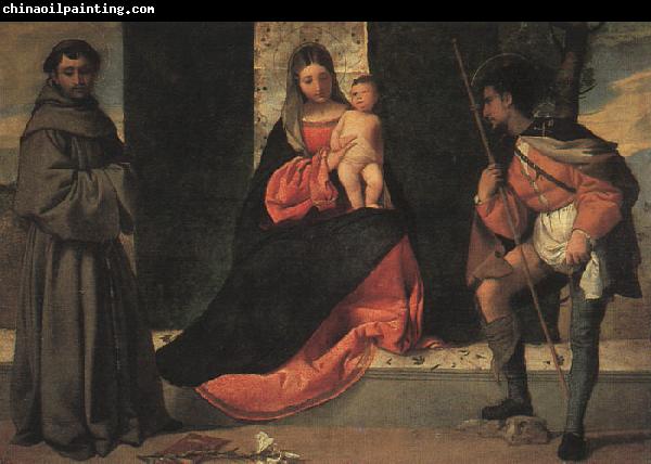 Giorgione The Virgin and Child with St.Anthony of Padua and Saint Roch