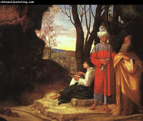 Giorgione The Three Philosophers dh