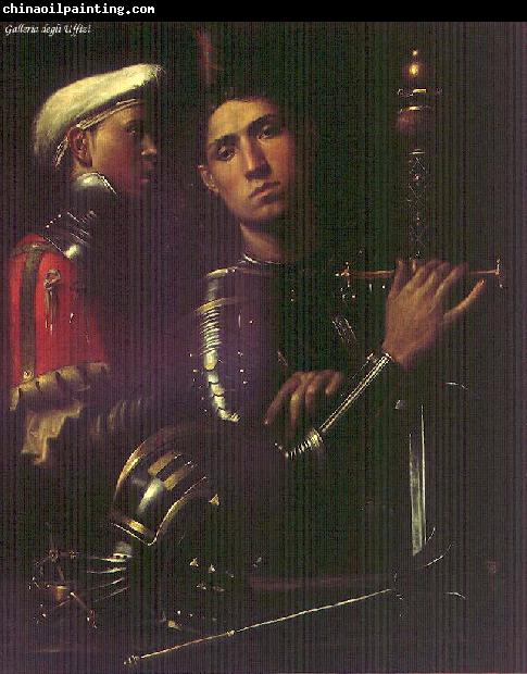 Giorgione Portrait of Warrior with his Equerry sg