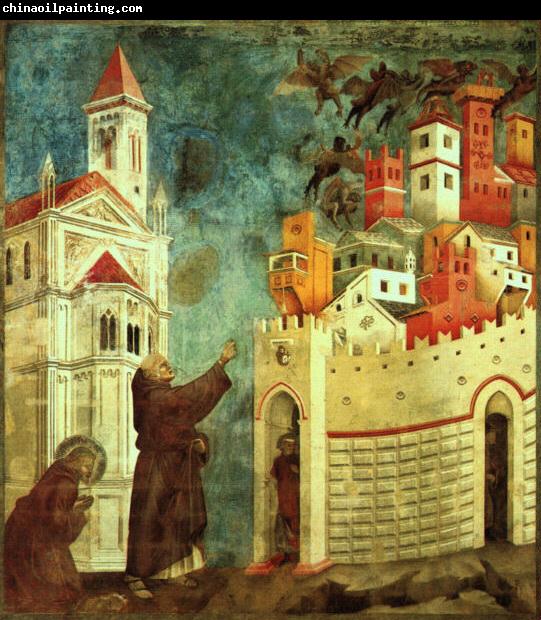 Giotto The Devils Cast Out of Arezzo