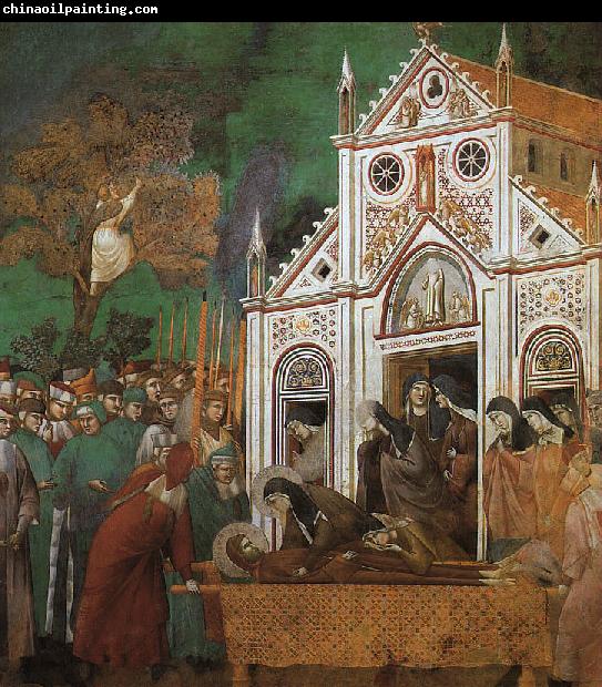 Giotto St.Francis Mourned by St.Clare