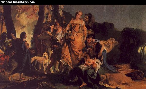 Giovanni Battista Tiepolo The Finding of Moses