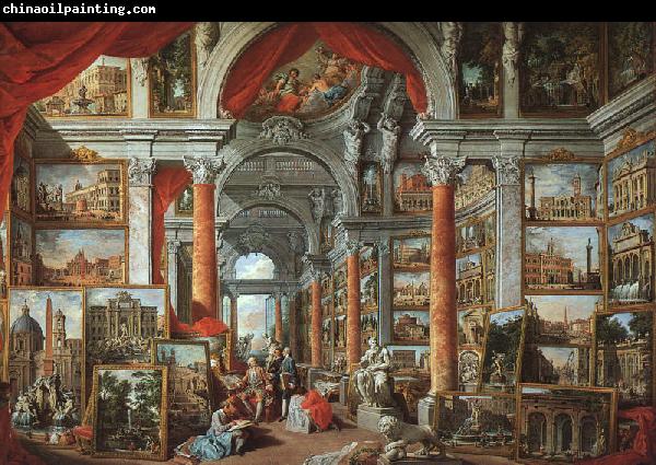 Giovanni Paolo Pannini Picture Gallery with Views of Modern Rome