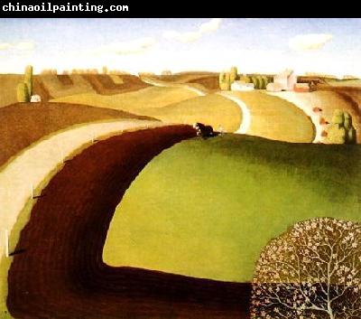 Grant Wood Spring Plowing