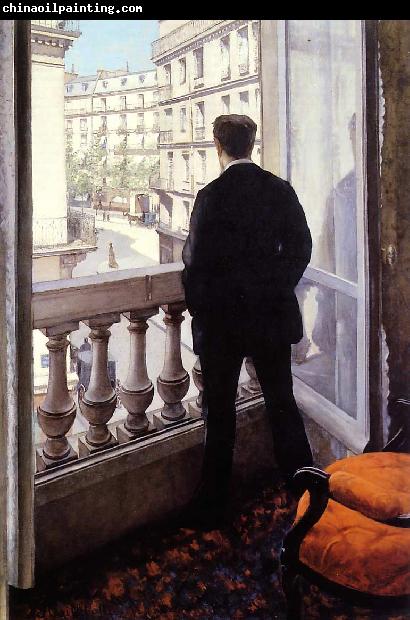 Gustave Caillebotte Young Man at his Window