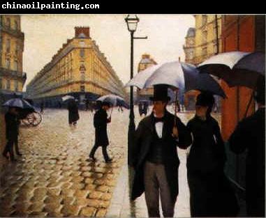 Gustave Caillebotte Paris Street, Rainy Weather