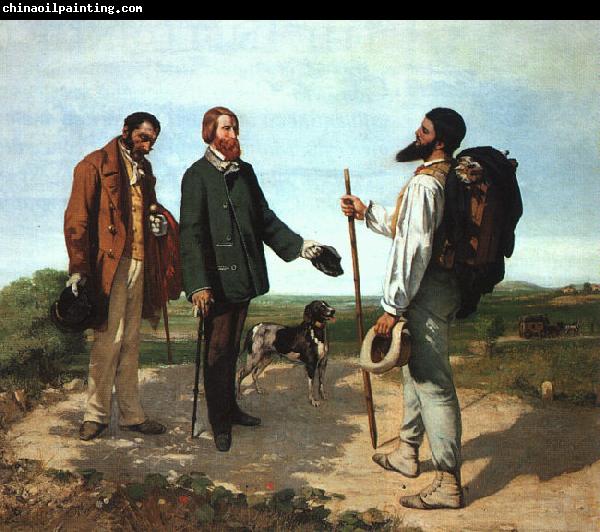 Gustave Courbet Bonjour Monsieur Courbet