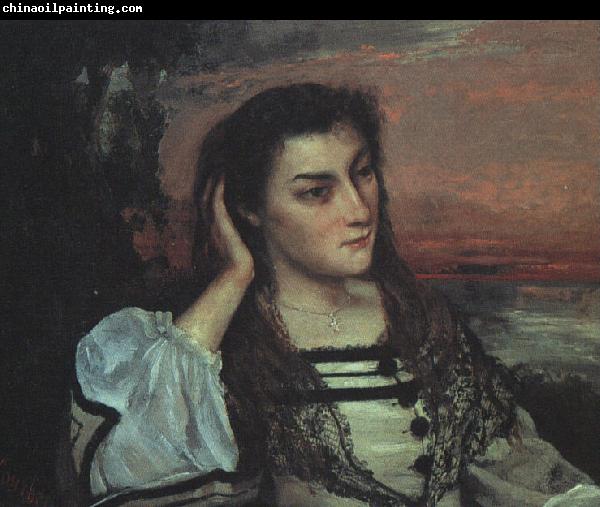 Gustave Courbet Portrait of Gabrielle Borreau