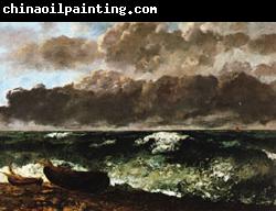 Gustave Courbet The Stormy Sea(or The Wave