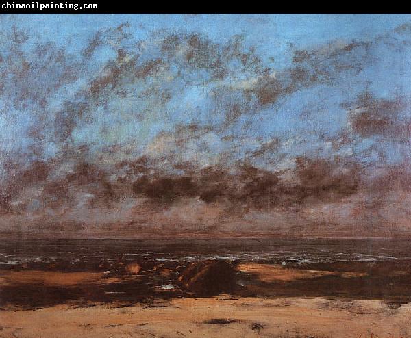 Gustave Courbet Low Tide known as Immensity