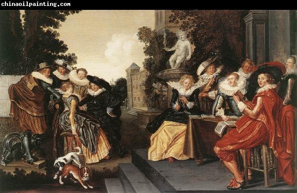 HALS, Dirck Merry Party in a Tavern fdg