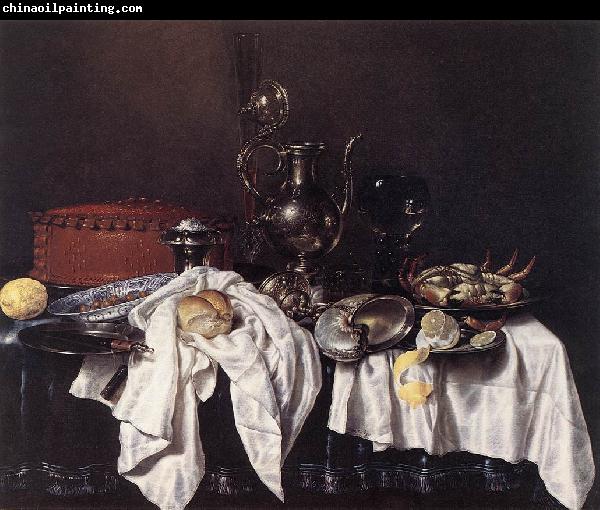 HEDA, Willem Claesz. Still-Life with Pie, Silver Ewer and Crab sg