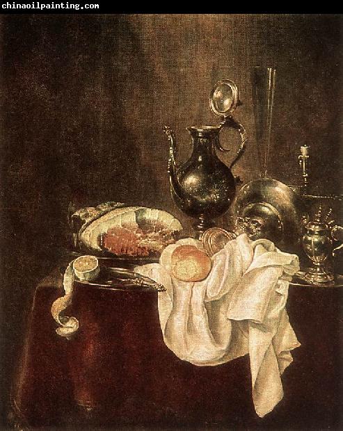 HEDA, Willem Claesz. Ham and Silverware wsfg