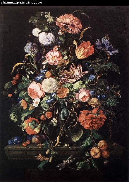 HEEM, Jan Davidsz. de Flowers in Glass and Fruits g