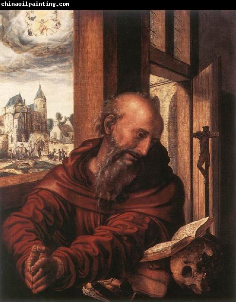 HEMESSEN, Jan Sanders van St Jerome af