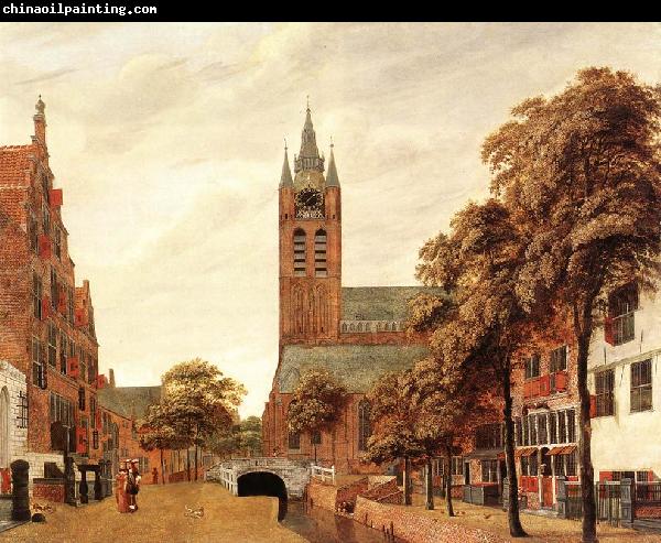 HEYDEN, Jan van der View of the Westerkerk, Amsterdam f