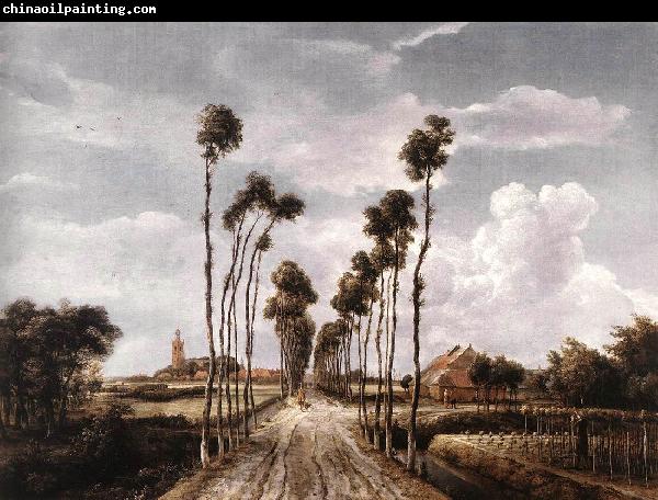 HOBBEMA, Meyndert The Alley at Middelharnis g