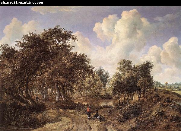 HOBBEMA, Meyndert A Wooded Landscape f