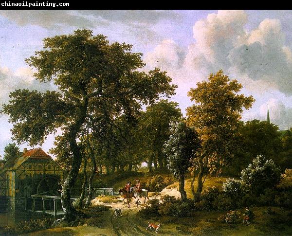 HOBBEMA, Meyndert The Travelers f